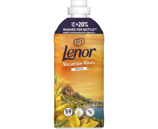 Кондиционер для белья Lenor Сицилия 1.239 л (8700216724654), изображение 2 Кондиционер для белья Lenor Сицилия 1.239 л (8700216724654), изображение 2