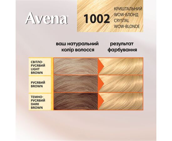 Краска для волос Acme Color Avena Blond Color Стойкая 1002 - Хрустальный wow-блонд (4823115502520), изображение 5 Краска для волос Acme Color Avena Blond Color Стойкая 1002 - Хрустальный wow-блонд (4823115502520), изображение 5