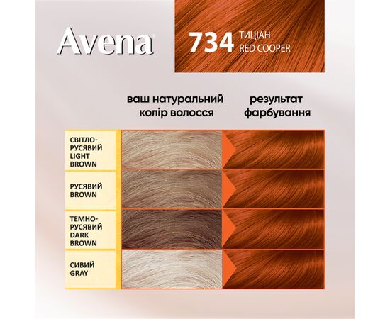 Краска для волос Acme Color Avena Gloss Color Стойка 734 - Тициан (4823115502766), изображение 5 Краска для волос Acme Color Avena Gloss Color Стойка 734 - Тициан (4823115502766), изображение 5