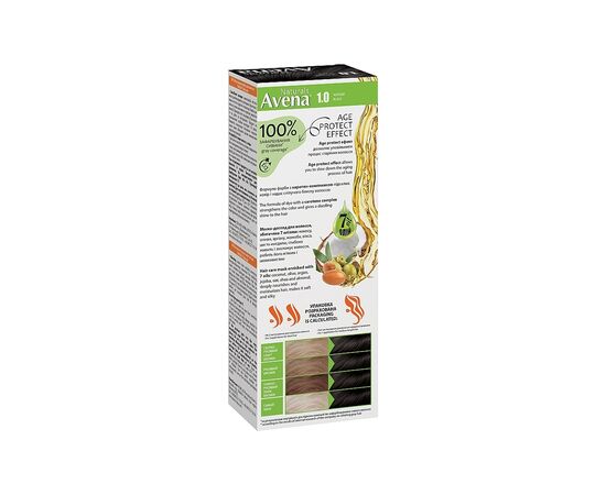 Фарба для волосся Acme Color Avena Naturals Стійка 1.0 - Black (4823115503213), зображення 2