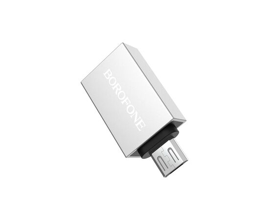 Переходник BV2 USB to Micro-USB M OTG USB 3.0 BOROFONE (6957531090311)