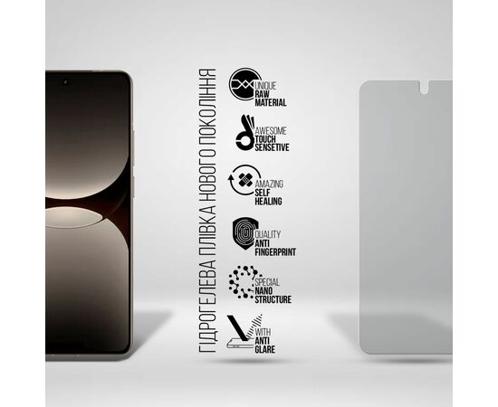 Плівка захисна Armorstandart Hydrogel Matte Realme GT 7 5G (ARM83943), зображення 2 Плівка захисна Armorstandart Hydrogel Matte Realme GT 7 5G (ARM83943), зображення 2