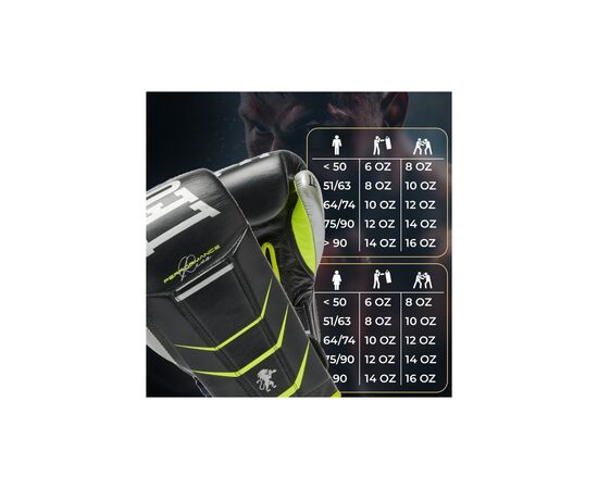 Боксерские перчатки Leone GN110F Revo Fluo Black 12 унцій (GN110F_Black_12oz), изображение 10 Боксерские перчатки Leone GN110F Revo Fluo Black 12 унцій (GN110F_Black_12oz), изображение 10