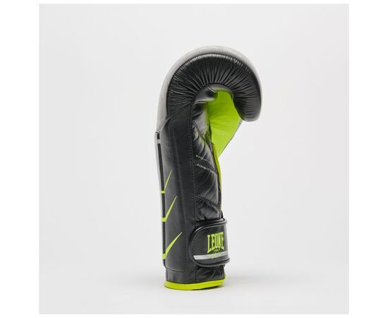 Боксерские перчатки Leone GN110F Revo Fluo Black 12 унцій (GN110F_Black_12oz), изображение 6 Боксерские перчатки Leone GN110F Revo Fluo Black 12 унцій (GN110F_Black_12oz), изображение 6