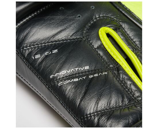 Боксерские перчатки Leone GN110F Revo Fluo Black 12 унцій (GN110F_Black_12oz), изображение 9 Боксерские перчатки Leone GN110F Revo Fluo Black 12 унцій (GN110F_Black_12oz), изображение 9