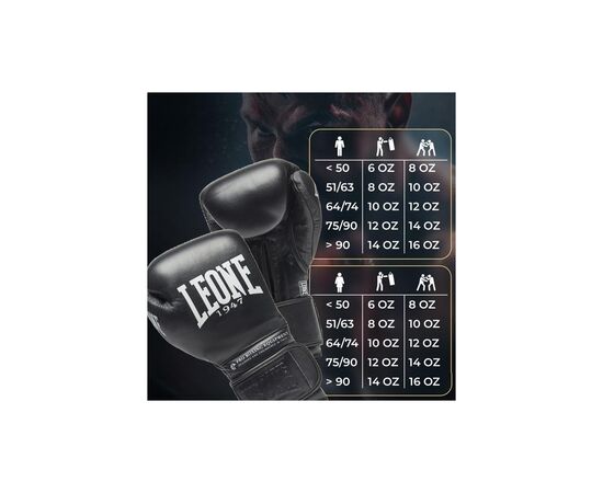 Боксерские перчатки Leone GN111 The Greatest Black 18 унцій (GN111_Black_18oz), изображение 10 Боксерские перчатки Leone GN111 The Greatest Black 18 унцій (GN111_Black_18oz), изображение 10