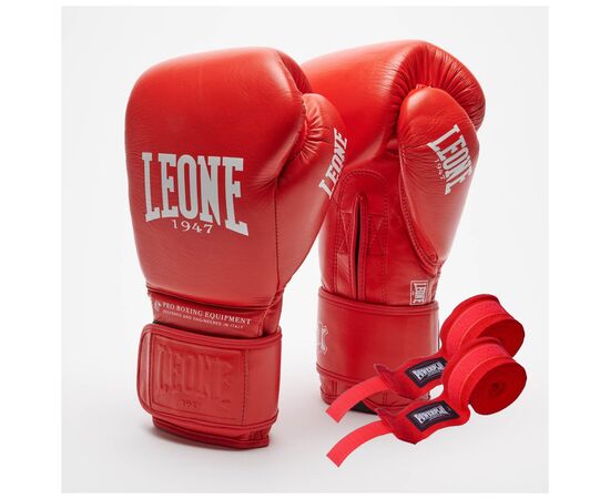 Боксерские перчатки Leone GN111 The Greatest Red 16 унцій (GN111_Red_16oz)