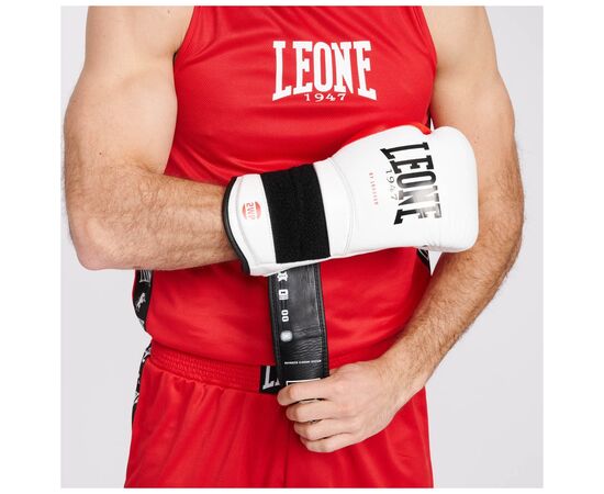 Боксерские перчатки Leone GN113 IL Tecnico N3 White 12 унцій (GN113_White_12oz), изображение 9 Боксерские перчатки Leone GN113 IL Tecnico N3 White 12 унцій (GN113_White_12oz), изображение 9