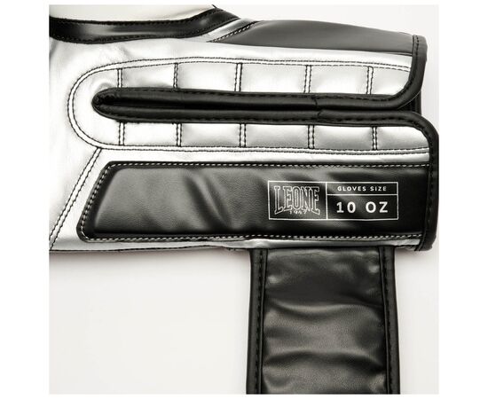 Боксерские перчатки Leone GN208 Iconic Black 12 унцій (GN208_Black_12oz), изображение 9 Боксерские перчатки Leone GN208 Iconic Black 12 унцій (GN208_Black_12oz), изображение 9