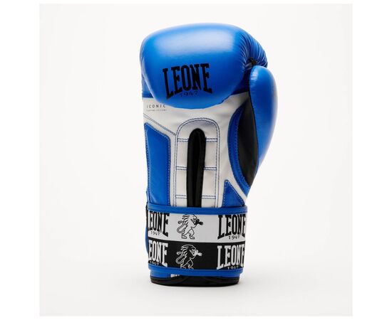 Боксерские перчатки Leone GN208 Iconic Blue 16 унцій (GN208_Blue_16oz), изображение 5 Боксерские перчатки Leone GN208 Iconic Blue 16 унцій (GN208_Blue_16oz), изображение 5