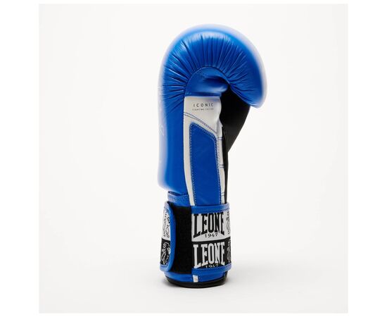 Боксерские перчатки Leone GN208 Iconic Blue 16 унцій (GN208_Blue_16oz), изображение 6 Боксерские перчатки Leone GN208 Iconic Blue 16 унцій (GN208_Blue_16oz), изображение 6