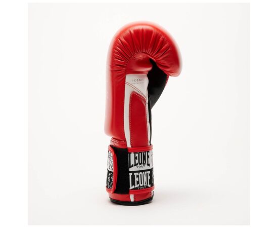 Боксерские перчатки Leone GN208 Iconic Red 14 унцій (GN208_Red_14oz), изображение 6 Боксерские перчатки Leone GN208 Iconic Red 14 унцій (GN208_Red_14oz), изображение 6