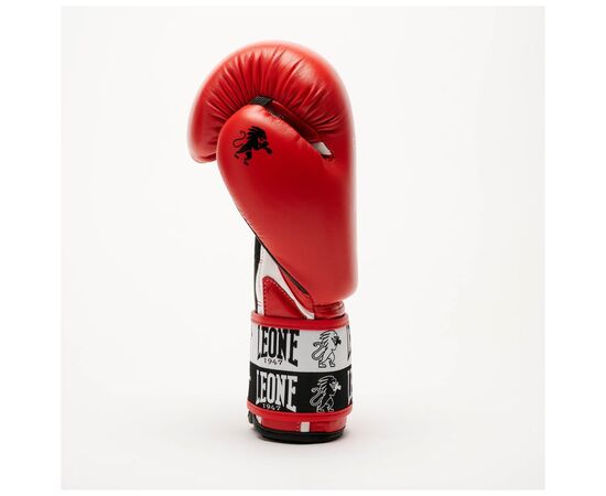 Боксерские перчатки Leone GN208 Iconic Red 14 унцій (GN208_Red_14oz), изображение 7 Боксерские перчатки Leone GN208 Iconic Red 14 унцій (GN208_Red_14oz), изображение 7