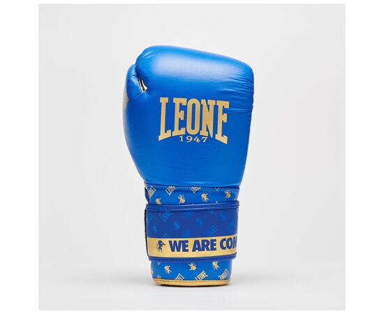 Боксерские перчатки Leone GN220 DNA Blue 16 унцій (GN220_Blue_16oz), изображение 4 Боксерские перчатки Leone GN220 DNA Blue 16 унцій (GN220_Blue_16oz), изображение 4