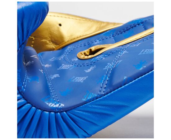 Боксерские перчатки Leone GN220 DNA Blue 16 унцій (GN220_Blue_16oz), изображение 8 Боксерские перчатки Leone GN220 DNA Blue 16 унцій (GN220_Blue_16oz), изображение 8