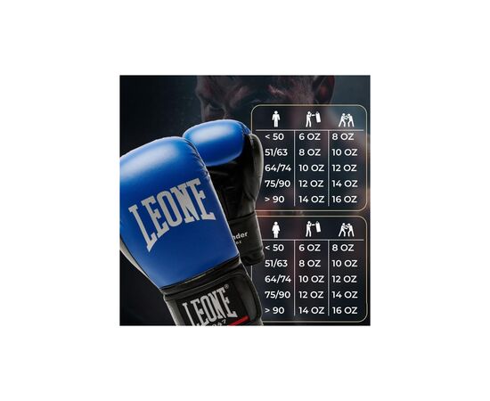 Боксерские перчатки Leone GN383 Thunder Blue 10 унцій (GN383_Blue_10oz), изображение 10 Боксерские перчатки Leone GN383 Thunder Blue 10 унцій (GN383_Blue_10oz), изображение 10