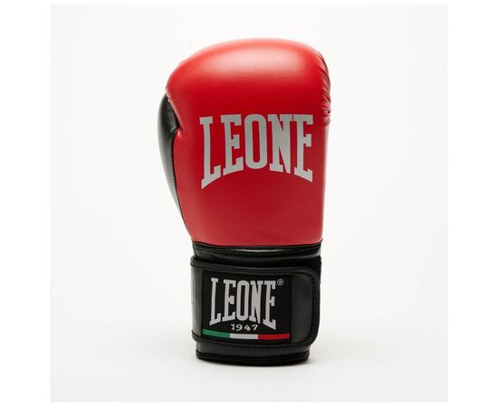 Боксерские перчатки Leone GN383 Thunder Red 10 унцій (GN383_Red_10oz), изображение 5 Боксерские перчатки Leone GN383 Thunder Red 10 унцій (GN383_Red_10oz), изображение 5
