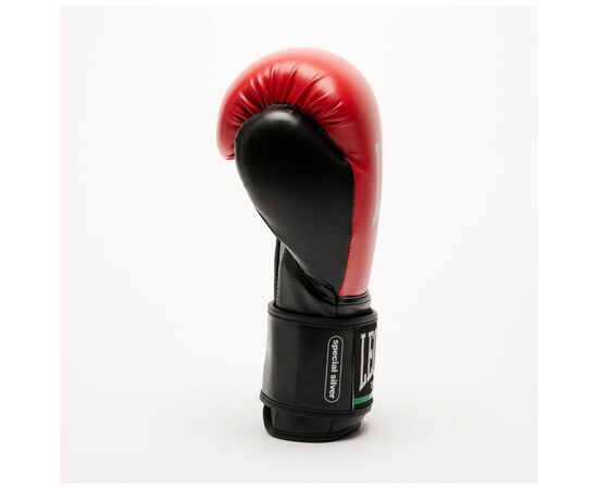 Боксерские перчатки Leone GN383 Thunder Red 10 унцій (GN383_Red_10oz), изображение 8 Боксерские перчатки Leone GN383 Thunder Red 10 унцій (GN383_Red_10oz), изображение 8
