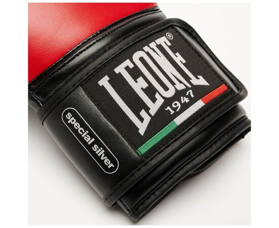 Боксерские перчатки Leone GN383 Thunder Red 10 унцій (GN383_Red_10oz), изображение 9 Боксерские перчатки Leone GN383 Thunder Red 10 унцій (GN383_Red_10oz), изображение 9