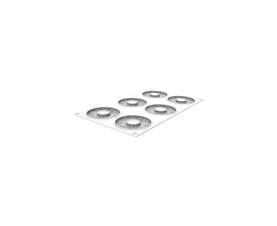 Форма для выпечки Silikomart Curve Flex TUTU 24 d-75 h-8 мм (TUTU 24), изображение 2 Форма для выпечки Silikomart Curve Flex TUTU 24 d-75 h-8 мм (TUTU 24), изображение 2