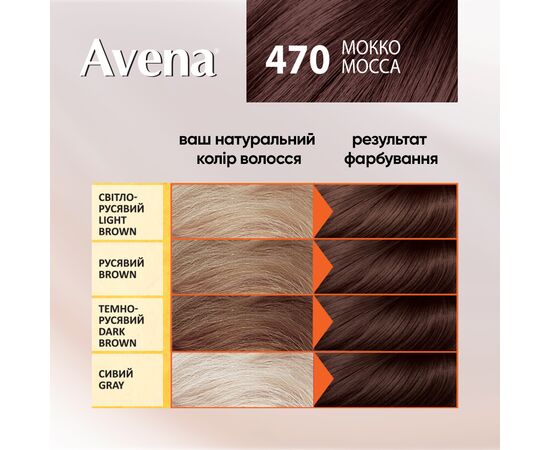 Краска для волос Acme Color Avena Rich Color Стойкая 470 - Мокко (4823115502667), изображение 5 Краска для волос Acme Color Avena Rich Color Стойкая 470 - Мокко (4823115502667), изображение 5