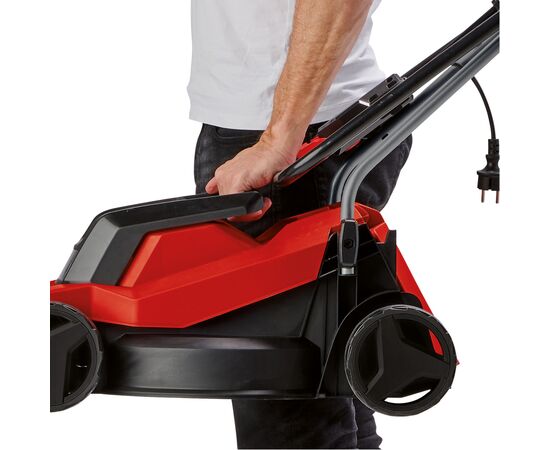Газонокосилка Einhell GC-EM 1000/32, 1000Вт, 32 см, 20-70 мм, 30 л (3400070), изображение 6 Газонокосилка Einhell GC-EM 1000/32, 1000Вт, 32 см, 20-70 мм, 30 л (3400070), изображение 6