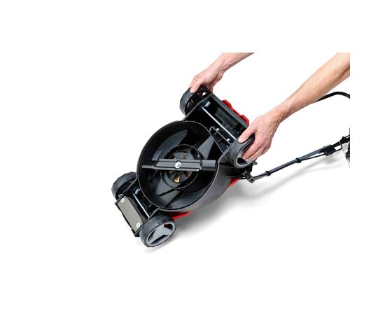 Газонокосилка Einhell GC-EM 1000/32, 1000Вт, 32 см, 20-70 мм, 30 л (3400070), изображение 7 Газонокосилка Einhell GC-EM 1000/32, 1000Вт, 32 см, 20-70 мм, 30 л (3400070), изображение 7