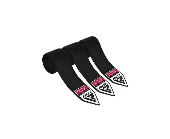 Бинт для спорту RDX RB Hand Wraps Combine 3 пари Black 4.5м (HWC-BBB+)