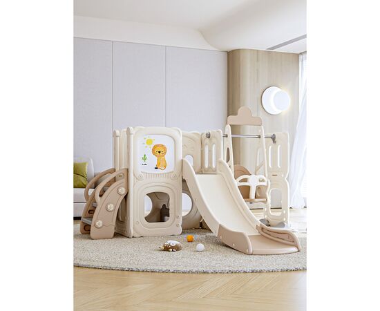 Игровая площадка Mealux Castle (KD-B014 White / Brown), изображение 2 Игровая площадка Mealux Castle (KD-B014 White / Brown), изображение 2