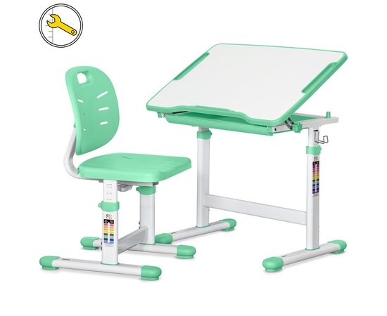 Парта со стулом Evo-kids Ergo Green (Evo-05 Ergo Z)