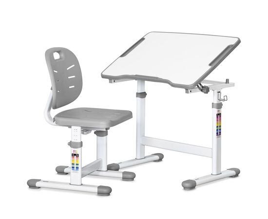 Парта со стулом Evo-kids Ergo Grey (Evo-07 Ergo G)