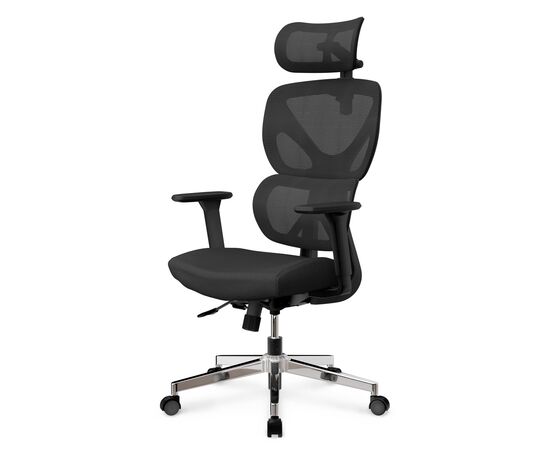 Офисное кресло Mealux D1 Air Fabric Black (HF-D1 F/B), изображение 3 Офисное кресло Mealux D1 Air Fabric Black (HF-D1 F/B), изображение 3