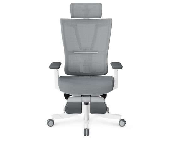 Офисное кресло Mealux S6 Air Fabric Grey White (HF-S6 F/ GW), изображение 2 Офисное кресло Mealux S6 Air Fabric Grey White (HF-S6 F/ GW), изображение 2