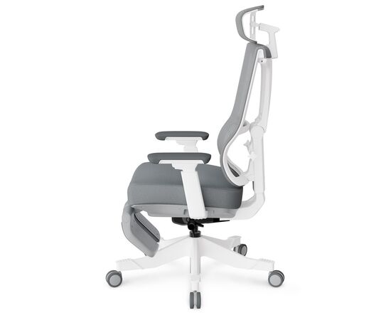 Офисное кресло Mealux S6 Air Fabric Grey White (HF-S6 F/ GW), изображение 4 Офисное кресло Mealux S6 Air Fabric Grey White (HF-S6 F/ GW), изображение 4