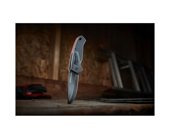 Нож Milwaukee HARDLINE Smooth выкидной с гладким лезвием (48221994), изображение 6 Нож Milwaukee HARDLINE Smooth выкидной с гладким лезвием (48221994), изображение 6