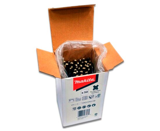 Бур Makita SDS-PLUS 8x160 мм (50 шт.) (D-62038), изображение 2 Бур Makita SDS-PLUS 8x160 мм (50 шт.) (D-62038), изображение 2