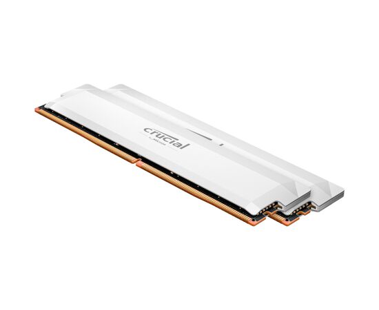 Модуль памяти для компьютера DDR5 32GB (2x16GB) 6400 MHz Pro Overclocking White Micron (CP2K16G64C38U5W), изображение 2 Модуль памяти для компьютера DDR5 32GB (2x16GB) 6400 MHz Pro Overclocking White Micron (CP2K16G64C38U5W), изображение 2