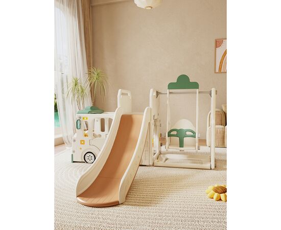 Игровая площадка Mealux Amber (KD-B010 White / Green), изображение 2 Игровая площадка Mealux Amber (KD-B010 White / Green), изображение 2
