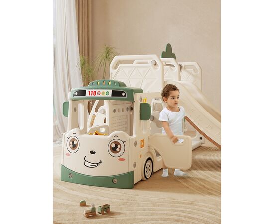 Игровая площадка Mealux Amber (KD-B010 White / Green), изображение 3 Игровая площадка Mealux Amber (KD-B010 White / Green), изображение 3