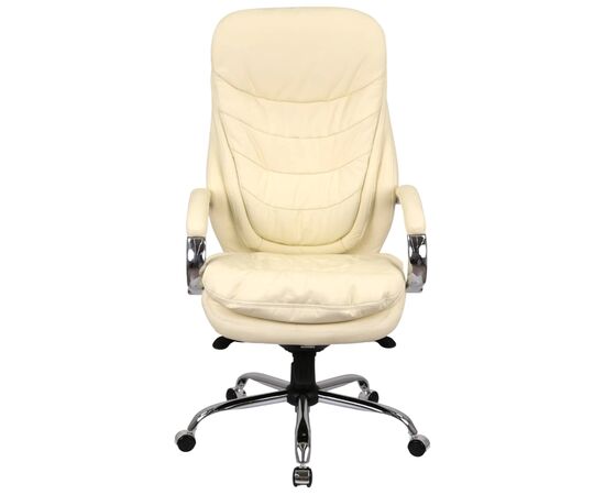 Офисное кресло Аклас Валенсия Soft CH MB Бежевый (Кожа LC-F) (00161473), изображение 2