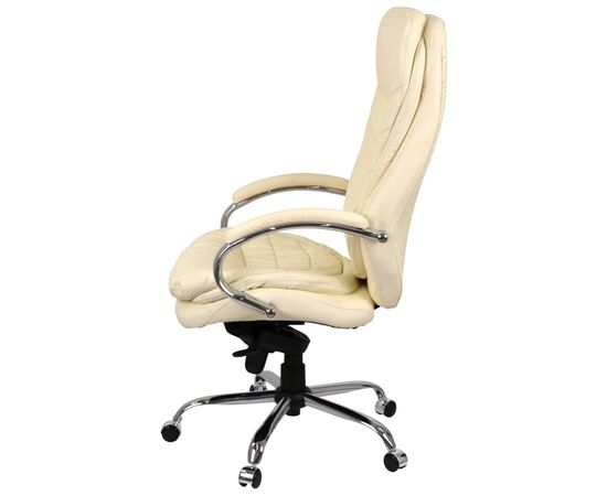 Офисное кресло Аклас Валенсия Soft CH MB Бежевый (Кожа LC-F) (00161473), изображение 3