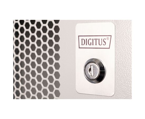 Шкаф настенный Digitus SOHO PRO 12U 19" 540x400, perforated door, grey (DN-49210), изображение 7 Шкаф настенный Digitus SOHO PRO 12U 19" 540x400, perforated door, grey (DN-49210), изображение 7