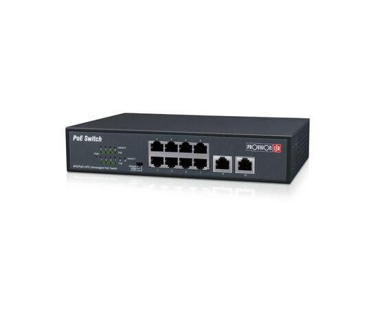 Комутатор мережевий Provision-ISR PoES-08120C+2I-V2, зображення 2 Комутатор мережевий Provision-ISR PoES-08120C+2I-V2, зображення 2