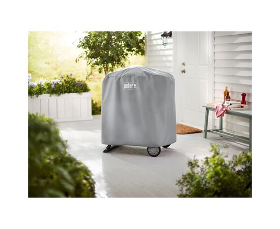 Аксессуар для гриля Weber Чохол для серії Q100/1000 та 200/2000 + візок/підставка (7177), изображение 3 Аксессуар для гриля Weber Чохол для серії Q100/1000 та 200/2000 + візок/підставка (7177), изображение 3