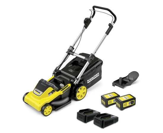 Газонокосарка Karcher LMO 5-18 Dual Battery Set, 36V(18V+18V), 2х5Ah, 25-70см (1.445-431.0)