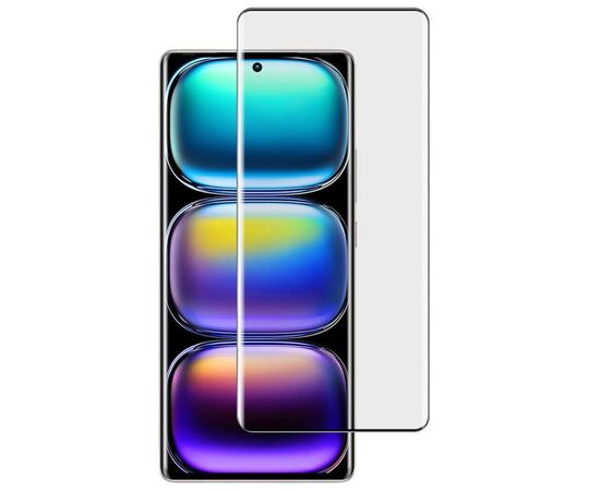 Стекло защитное BeCover EDGE Infinix Hot 50 Pro Plus 4G Black (713582), изображение 2