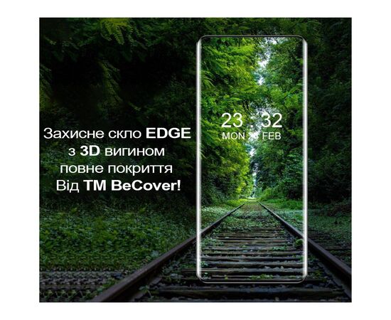 Стекло защитное BeCover EDGE Xiaomi Redmi Note 13 Pro Plus 5G Black (713579), изображение 3 Стекло защитное BeCover EDGE Xiaomi Redmi Note 13 Pro Plus 5G Black (713579), изображение 3