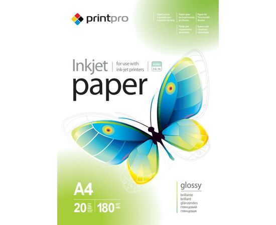 Фотопапір PrintPro A4 (PGE180020A4)