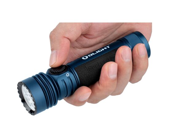 Фонарь Olight Seeker 4 Pro Cool White Midnight Blue (0.0000.0811), изображение 7 Фонарь Olight Seeker 4 Pro Cool White Midnight Blue (0.0000.0811), изображение 7