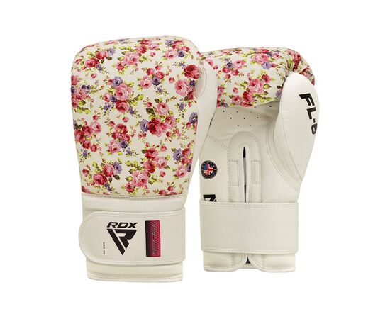 Боксерские перчатки RDX FL-6 White 8 унцій (BGR-FL6W-8oz), изображение 2 Боксерские перчатки RDX FL-6 White 8 унцій (BGR-FL6W-8oz), изображение 2